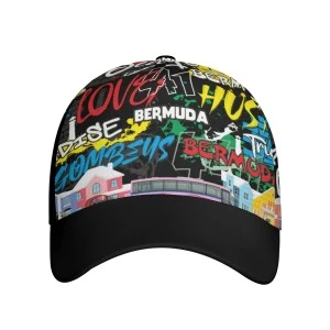 Bermuda Graffiti baseball cap ( black)