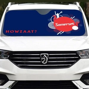 CupMatch Windshield Sunshade -Somerset Team Colors- (Celebration Collection) 