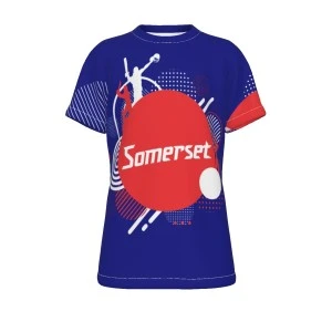 Somerset Cupmatch Team Kids shirts  Polyester- (Celebration Collection) 