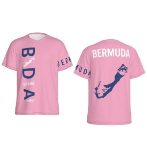 Bermuda SPORT- National Team Remix Colors (Pink/Blue) (Crew Neck Tshirt Jersey)