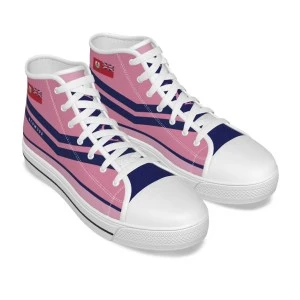 Bermuda National Team HIGH TOP Sneakers (Pink&Blue) 