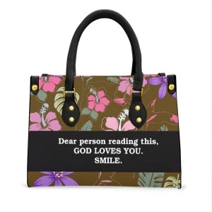 BERMUDA FLORAL SMILE -FAITH BASED HAND BAG