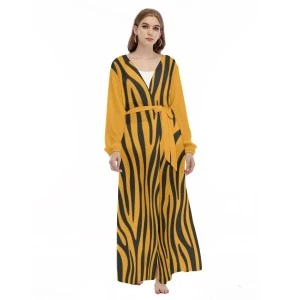 Bermuda Zebra- Robe (Beach Coverup)