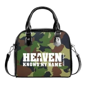 Heaven Knows my Name  Women's Handbag with Strap (Faith) - Camo/Army Print 