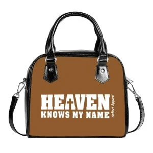 Heaven Knows my Name  Women's Handbag with Strap (Faith) - Brown 