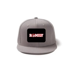 RAMILY - WSSU-INSPIRED Hat Collection-Snapback Hat with Metal Buckle (FLAX GREY) 