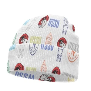 CLOCKTOWER - WSSU-INSPIRED Hat Collection- Beanie Cap (White) 