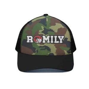 RAMILY - WSSU-INSPIRED Hat Collection-TRUCKER BASEBALL CAP (ARMY)