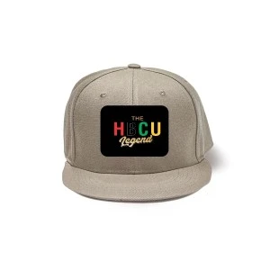 HBCU LEGEND- HBCU Hat Collection- SNAP BACK HAT WITH METAL BUCKET (NUDE) 